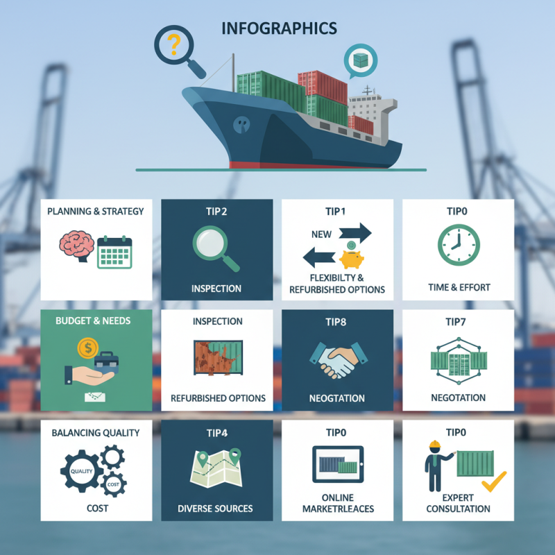 Top 10 Tips for Finding Discount Shipping Containers for Your Needs?