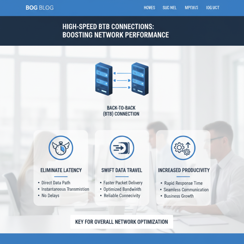How to Achieve High Speed Btb for Better Network Performance?