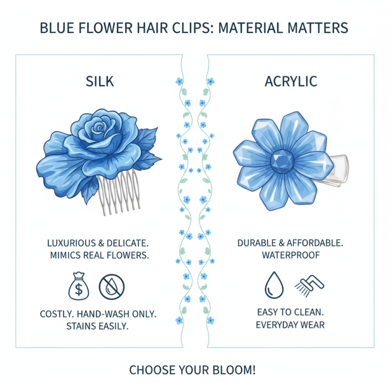 How to Choose the Perfect Blue Flower Hair Clip for Any Occasion?