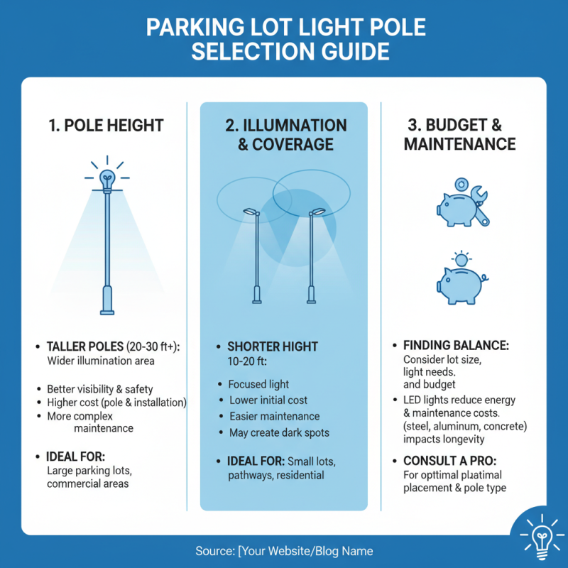 How to Choose the Best Parking Lot Light Pole for Your Needs?