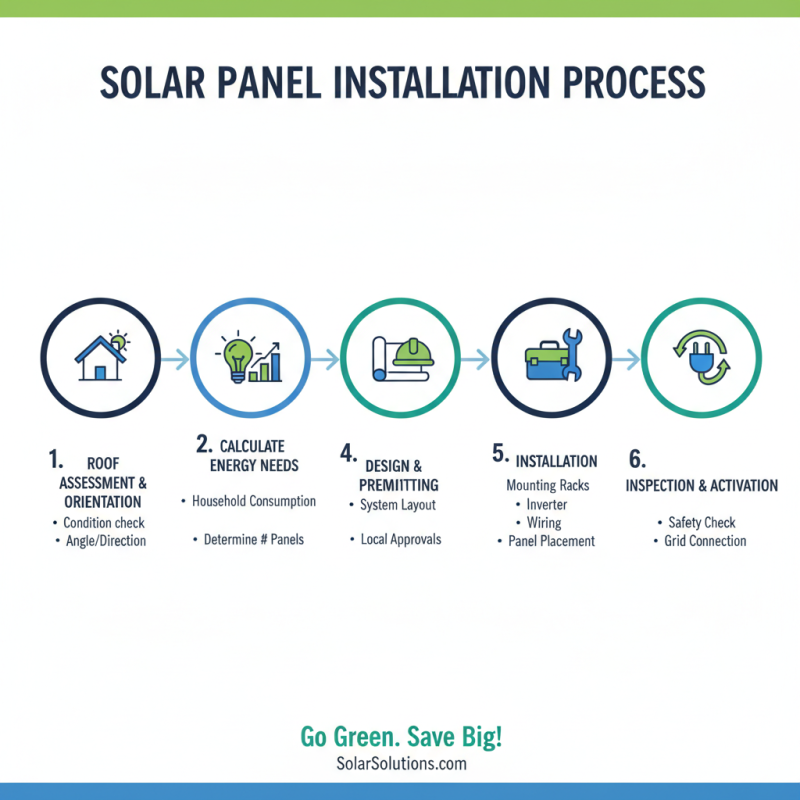 What is the Process to Install Solar Panels on Roof?