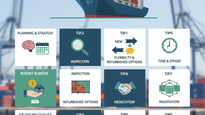 Top 10 Tips for Finding Discount Shipping Containers for Your Needs?