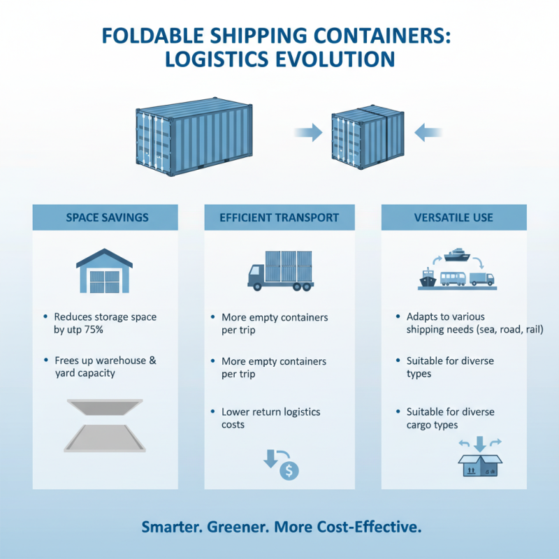 Top Benefits of Using Foldable Shipping Containers for Efficient Transportation