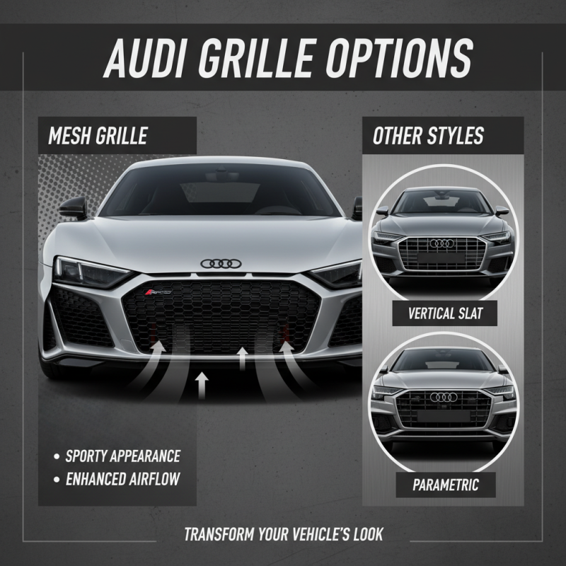 Why Choose a Front Grill for Your Audi for Enhanced Style and Performance?