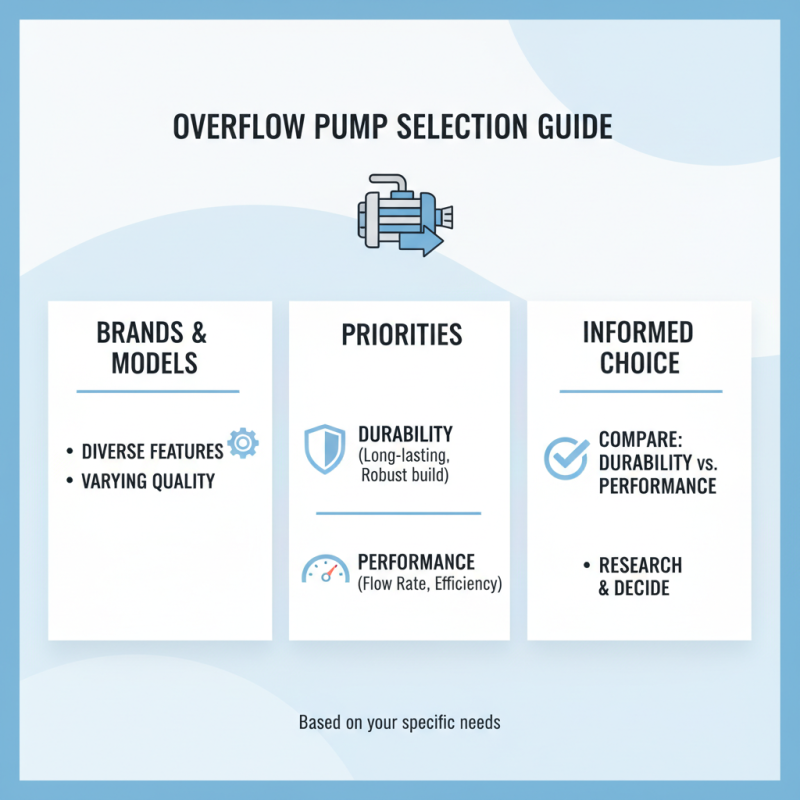 How to Choose the Right Overflow Pump for Your Needs?