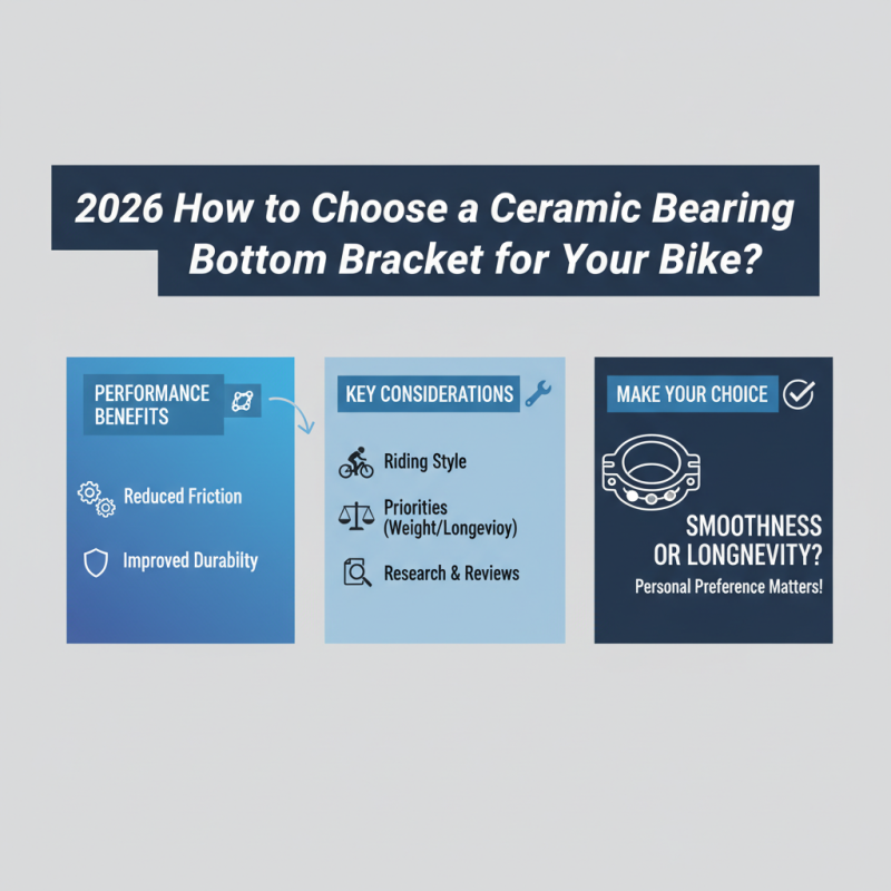 2026 How to Choose a Ceramic Bearing Bottom Bracket for Your Bike?