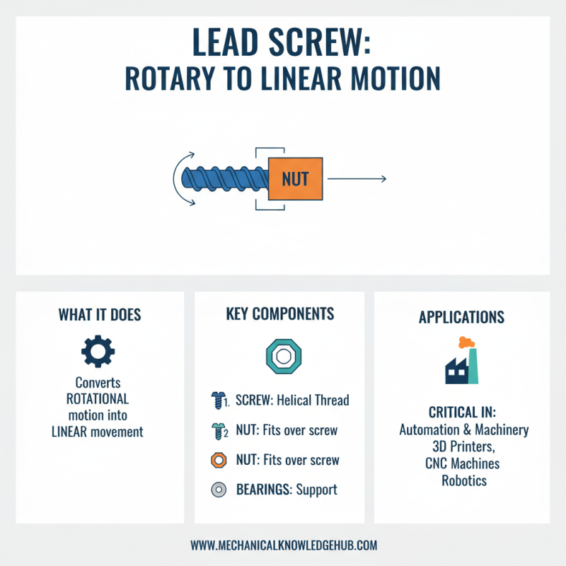 What is a Lead Screw and How Does it Work in Mechanical Systems?