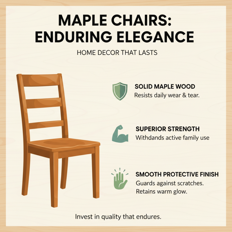 Why Choose Maple Chairs for Your Home Decor?