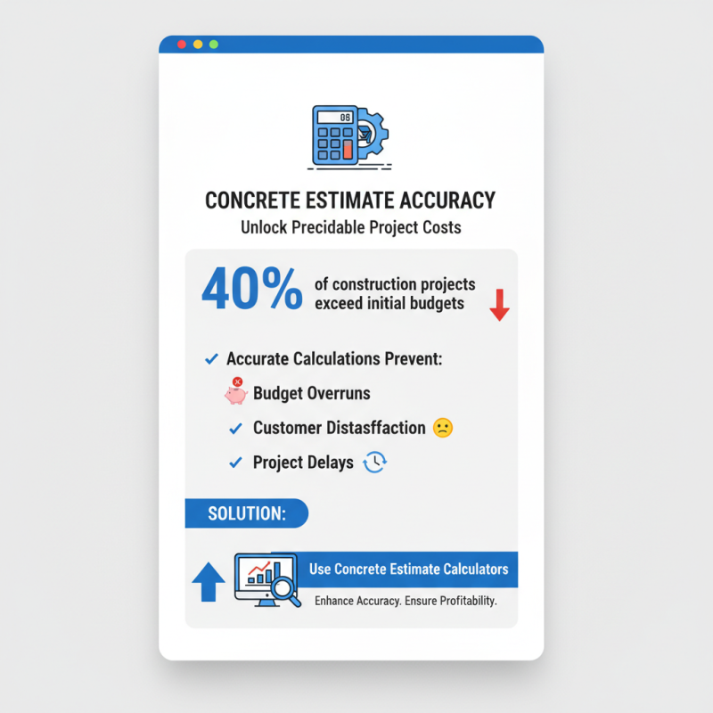 Top 10 Concrete Estimate Calculators for Accurate Project Costing?