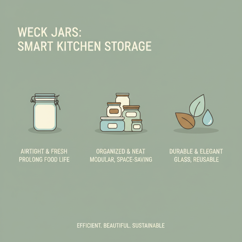 Top Uses for Weck Jars Glass in Home Organizing and Preservation?