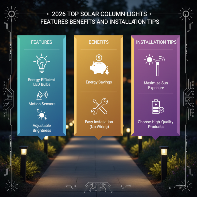 2026 Top Solar Column Lights Features Benefits and Installation Tips?