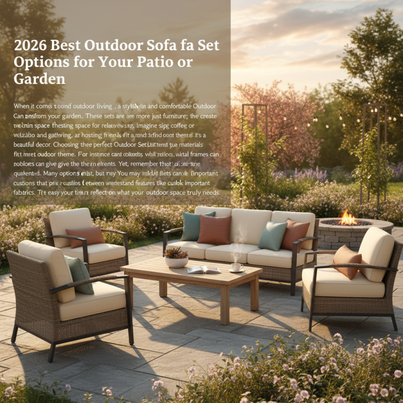 2026 Best Outdoor Sofa Set Options for Your Patio or Garden?