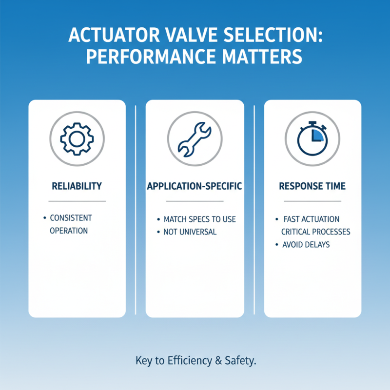 Top Tips for Choosing the Right Actuator Valve for Your Needs