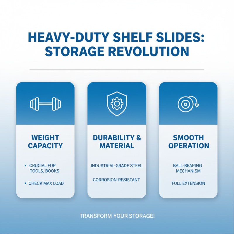 Top Heavy Duty Shelf Slides for Ultimate Storage Solutions?