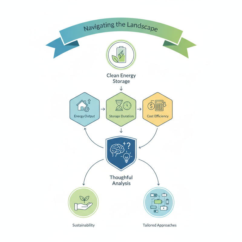 How to Choose the Best Clean Energy Storage Solutions for Your Needs?
