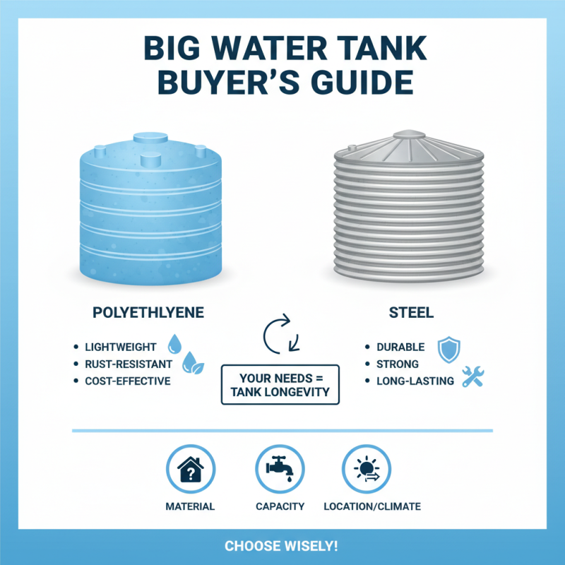 Top Big Water Tanks for Efficient Water Storage Solutions?