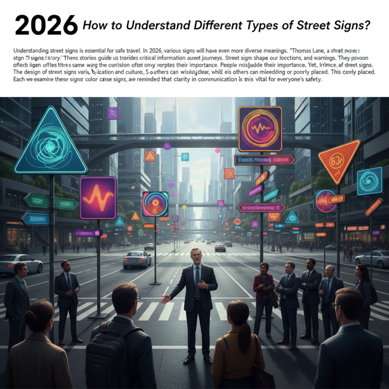 2026 How to Understand Different Types of Street Signs?