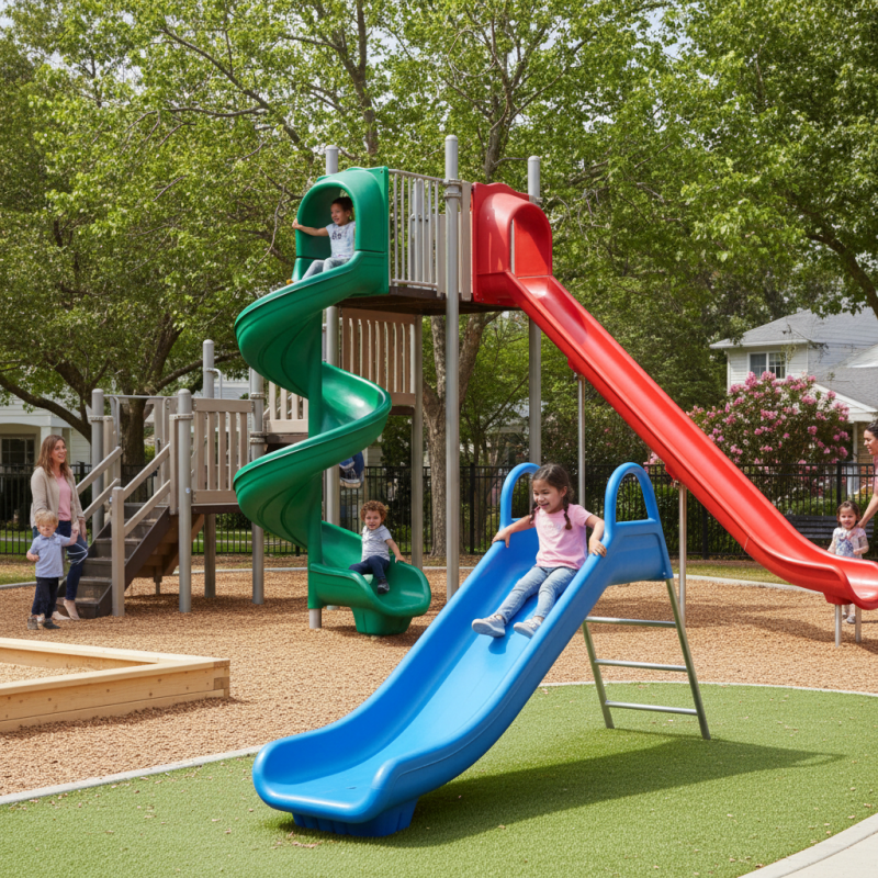 Top Tips for Choosing the Best Outdoor Play Slides?