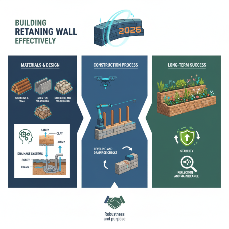 How to Build a Retaining Wall Effectively in 2026?