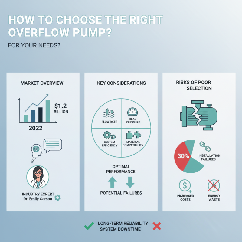 How to Choose the Right Overflow Pump for Your Needs?