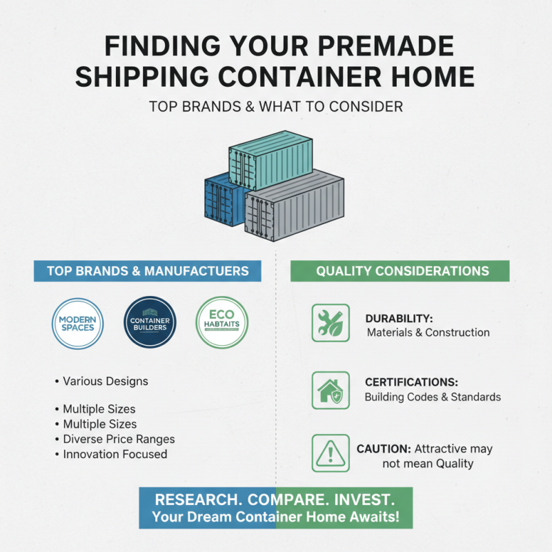 How to Find the Best Premade Shipping Container Homes for Your Needs?