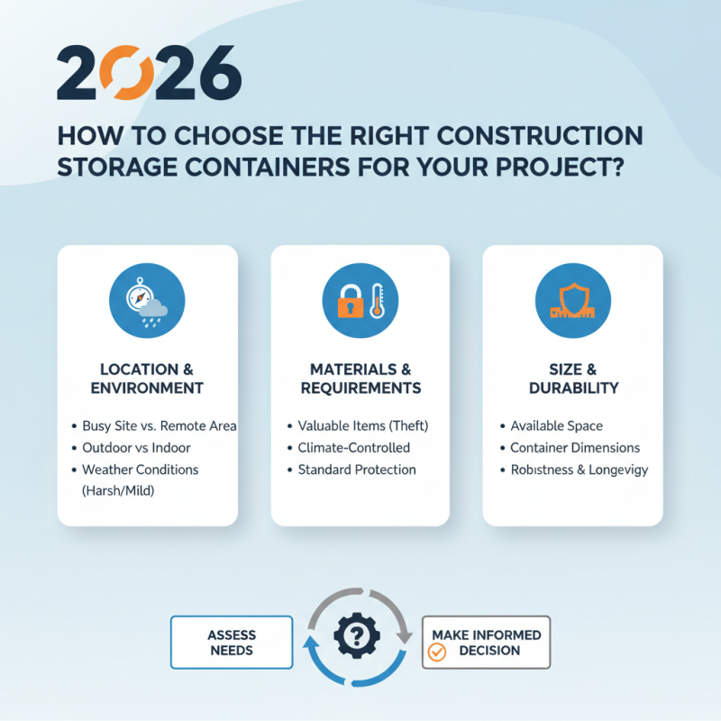 2026 How to Choose the Right Construction Storage Containers for Your Project?