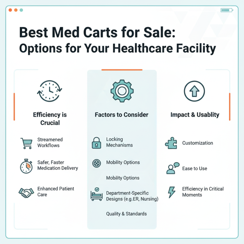 Best Med Carts for Sale Options for Your Healthcare Facility?