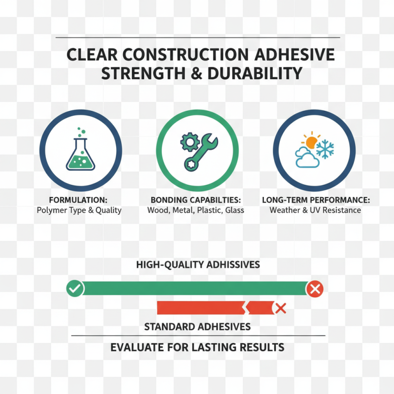 How to Choose the Best Clear Construction Adhesive for Your Project?