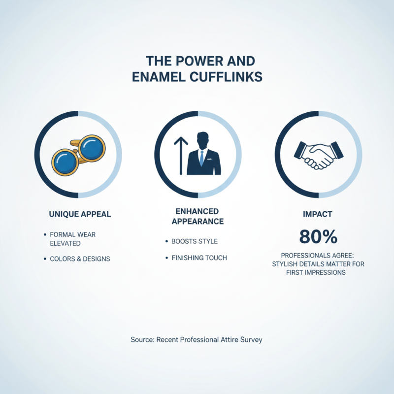 Why Choose Enamel Cufflinks for Your Formal Attire?