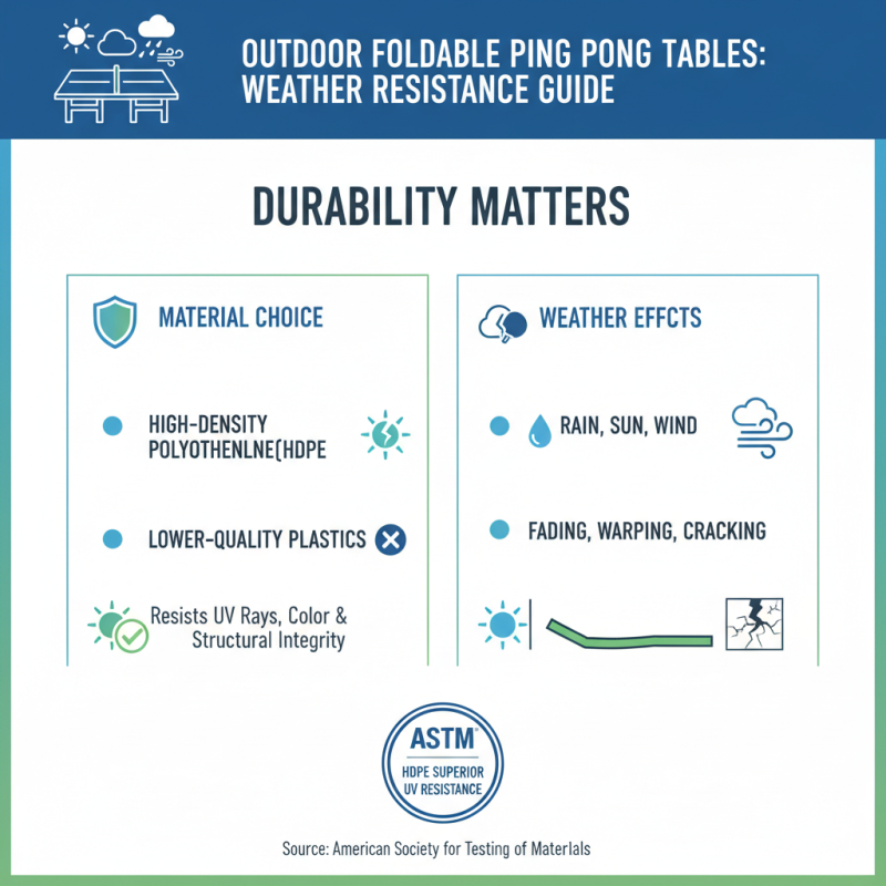 10 Essential Tips for Choosing an Outdoor Foldable Ping Pong Table