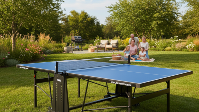 10 Essential Tips for Choosing an Outdoor Foldable Ping Pong Table