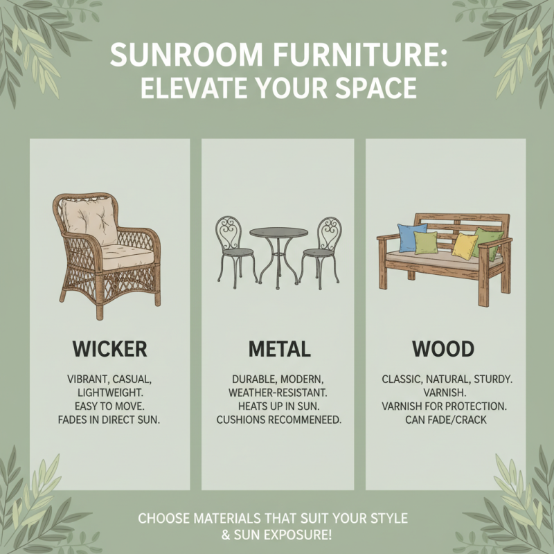Why Choose Sunroom Furniture for Your Home?