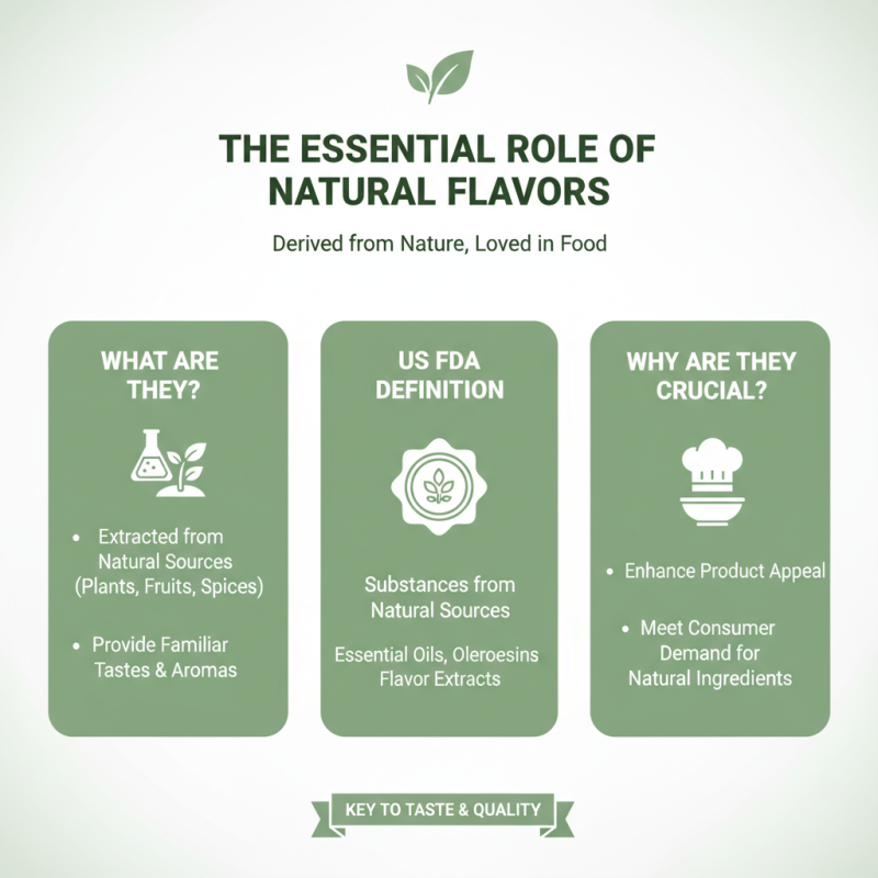 How to Define Natural Flavors in Food and Beverages?