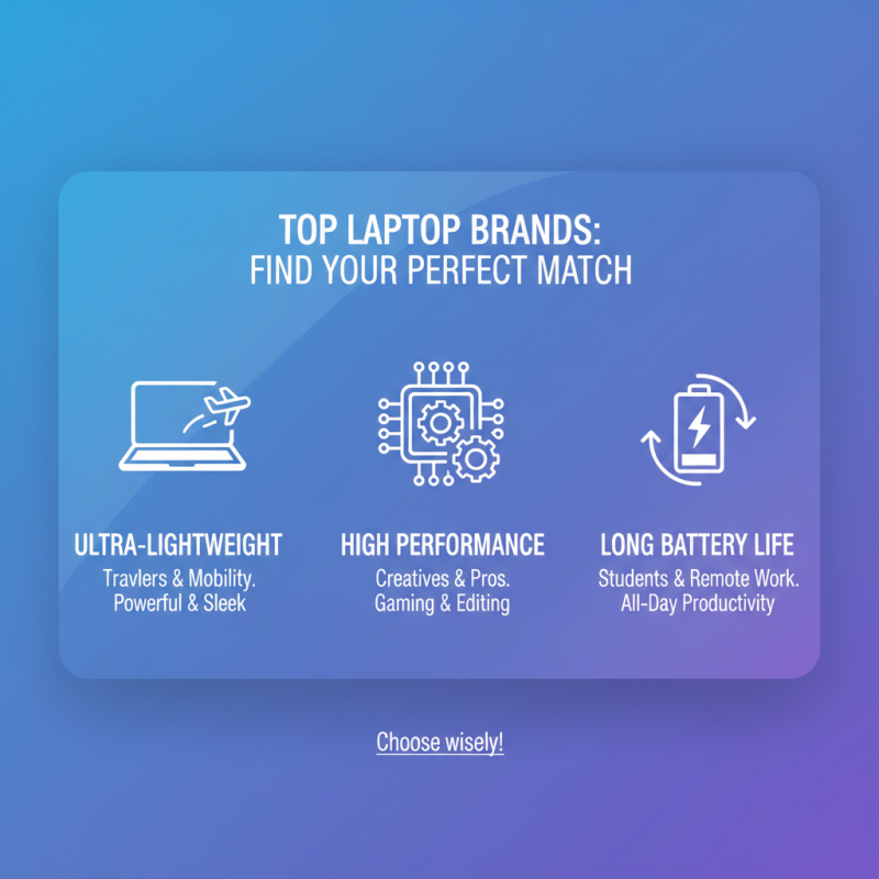 How to Choose the Best Laptop Computer for Your Needs?