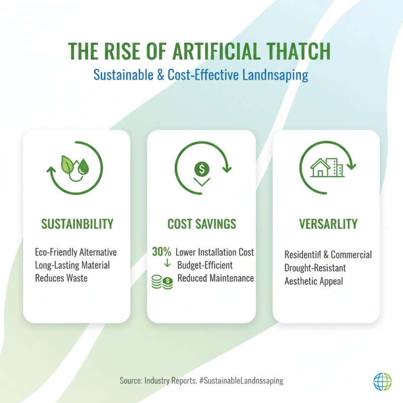 2026 Top Trends in Plastic Artificial Thatch for Sustainable Landscaping?