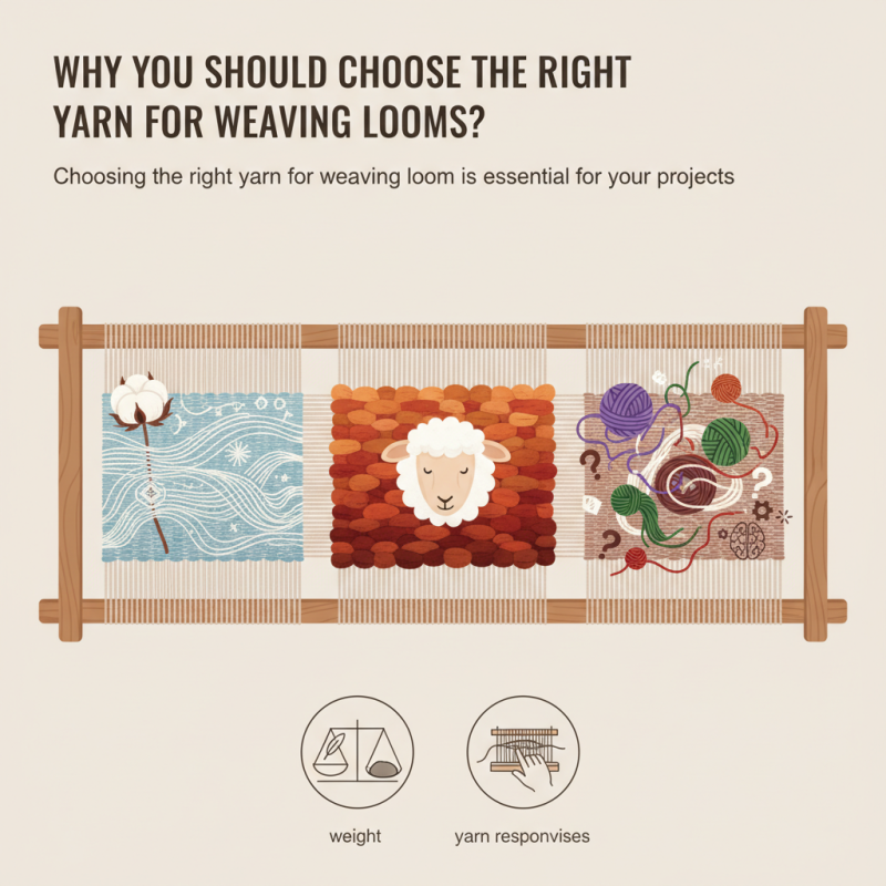 Why You Should Choose the Right Yarn for Weaving Looms?