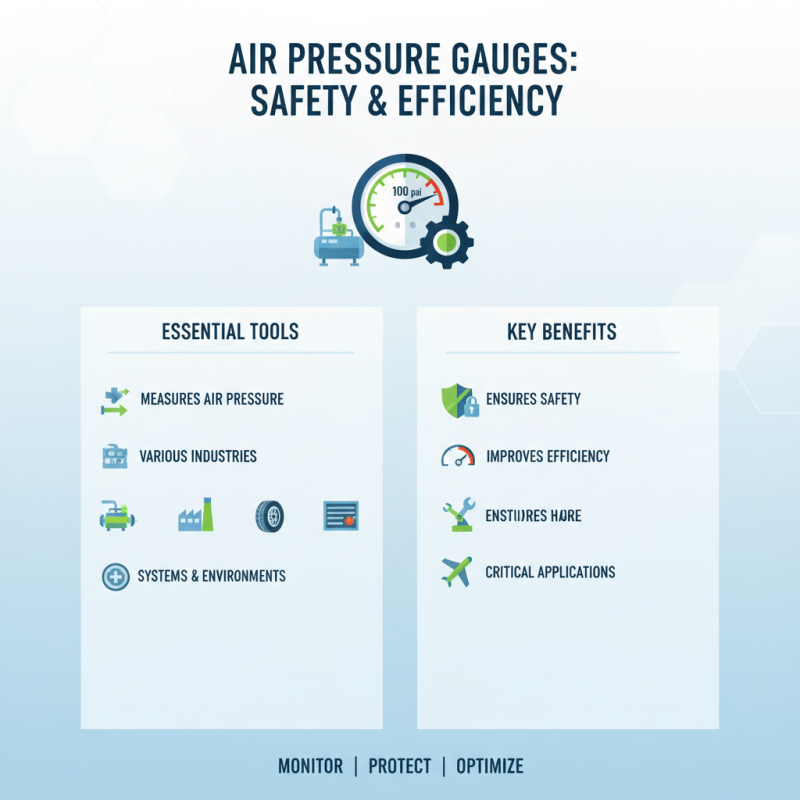 What is an air pressure gauge and how does it work?