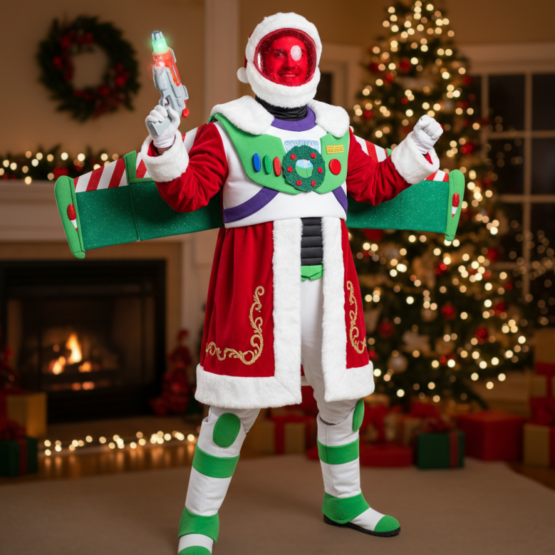 How to Create a Super Christmas Costume for Picsart Buzz Toy Story?