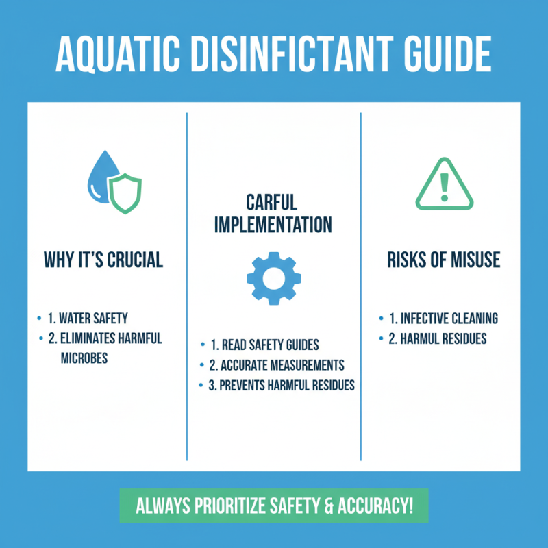 Why Choose Aquatic Disinfectant for Your Water Safety Needs?
