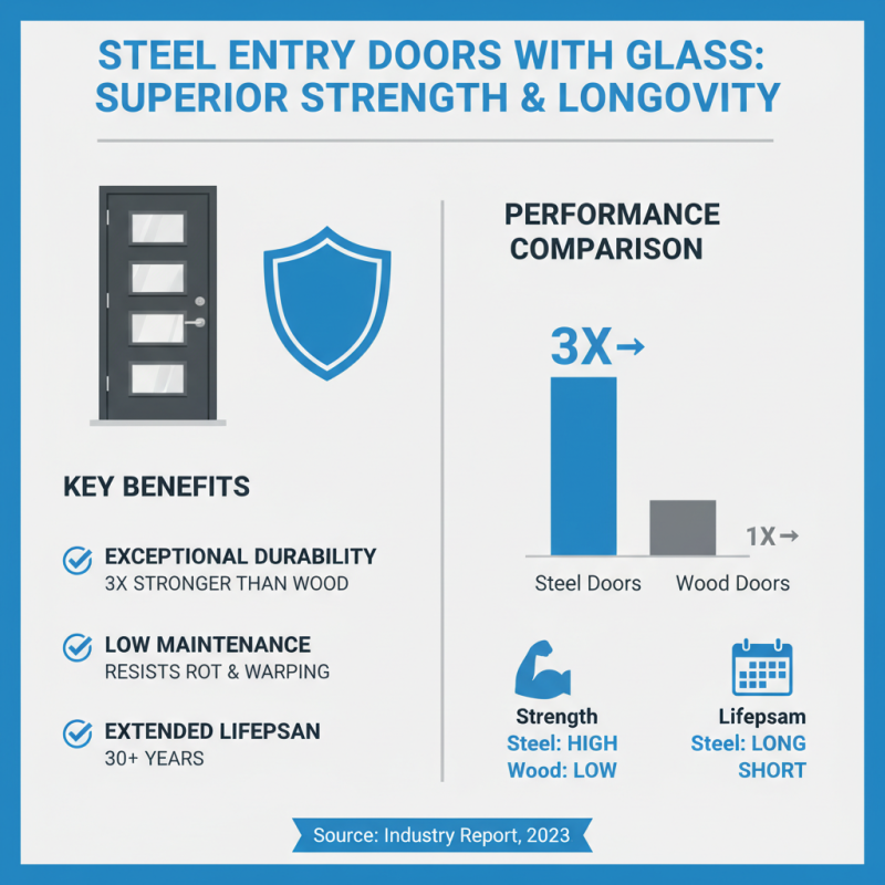 What are the Benefits of Steel Entry Doors with Glass?