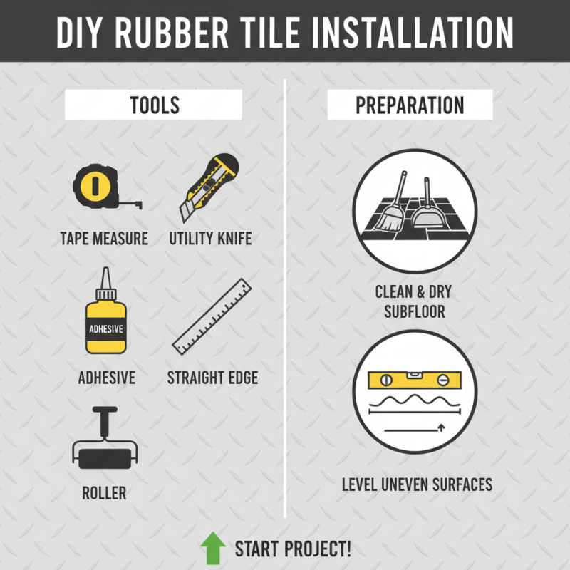 How to Install Rubber Tile for Your Home Flooring?