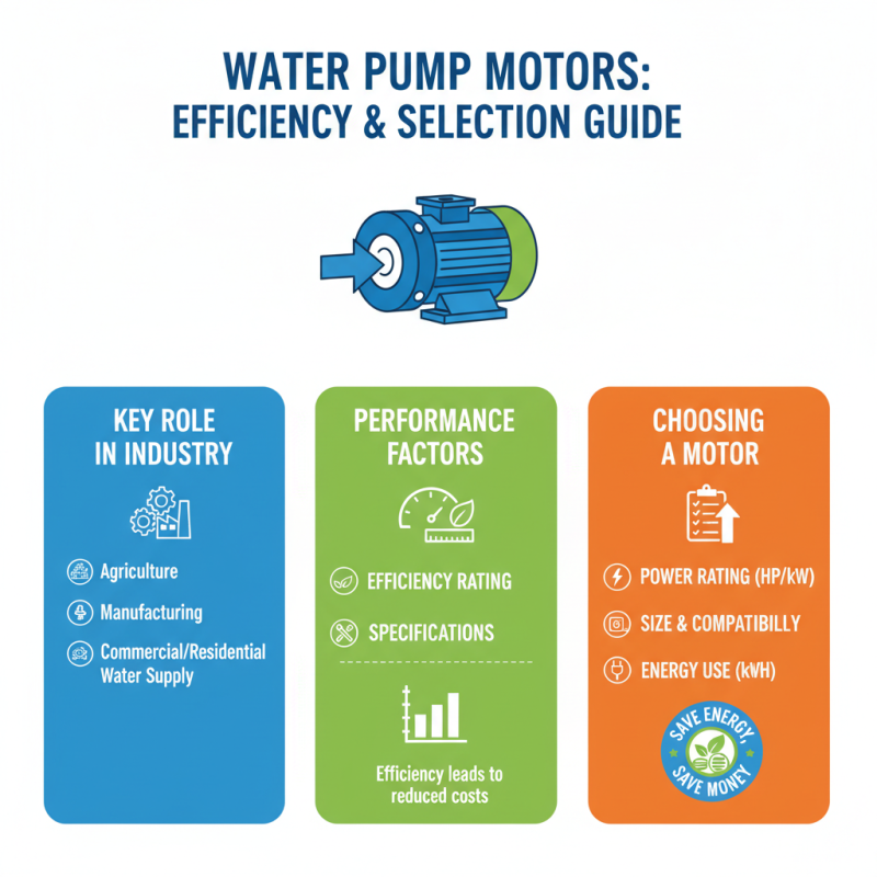 What is a Water Pump Motor and How Does It Work?