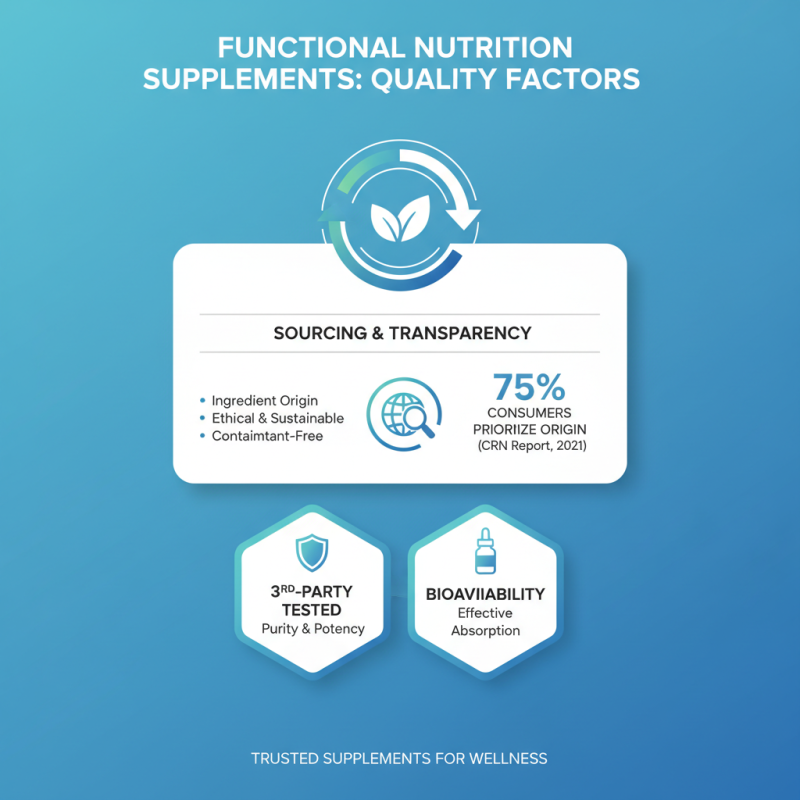 How to Choose the Right Functional Nutrition Supplements for Your Health?