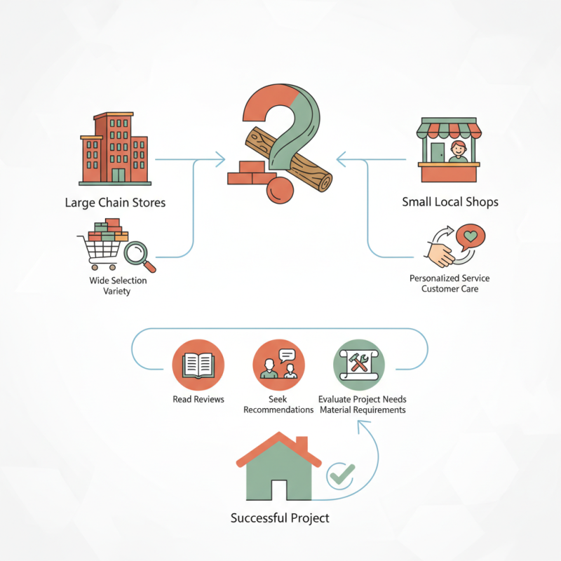 How to Choose the Right Building Materials Stores for Your Project?