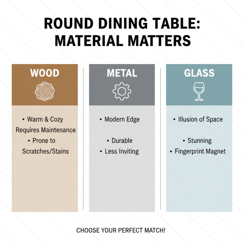 How to Choose the Perfect Round Dining Table for Your Home?