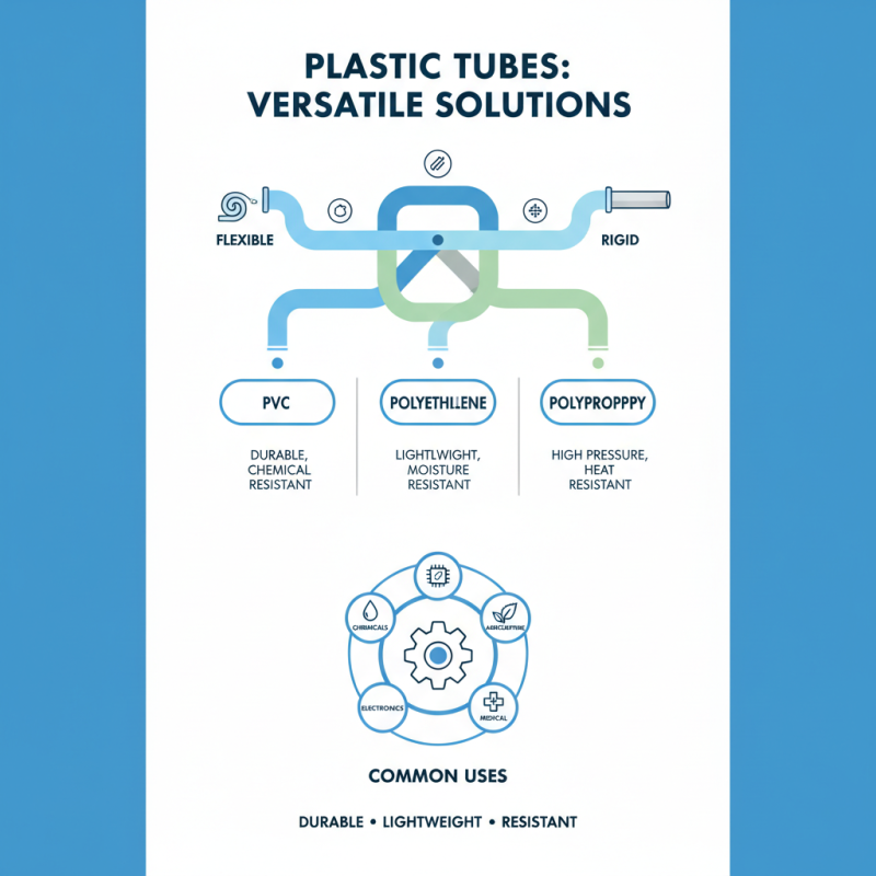 What is a plastic tube and its common uses?
