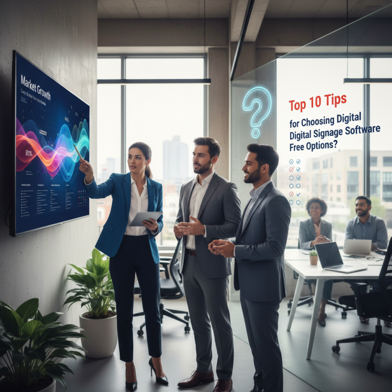 Top 10 Tips for Choosing Digital Signage Software Free Options?