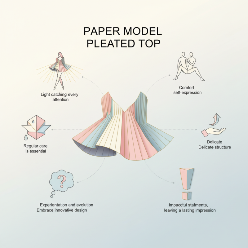 Why Choose a Paper Model Pleated Top for Your Next Fashion Statement?