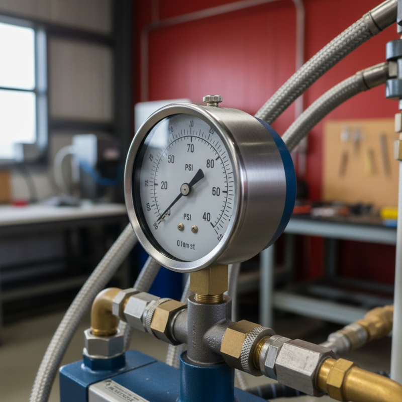 What is an air pressure gauge and how does it work?