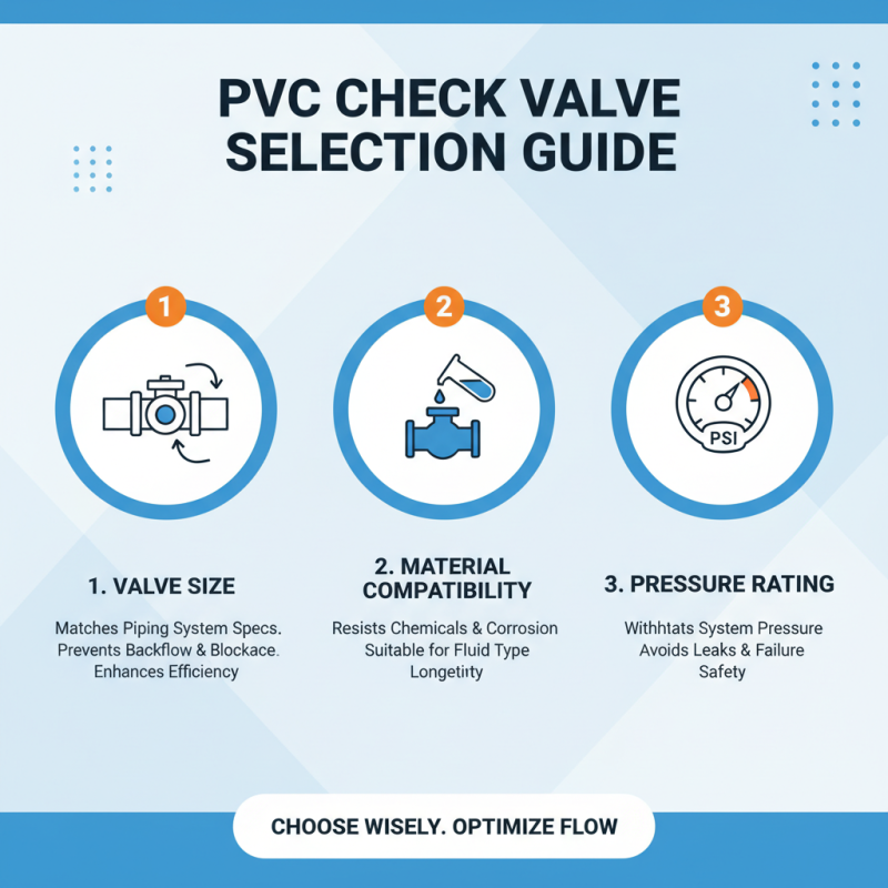 2026 Best PVC Check Valves for Efficient Fluid Control Applications?